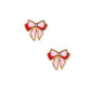 Screwback Stud Earrings - Collins Bow - LINNY CO WholesaleStuds