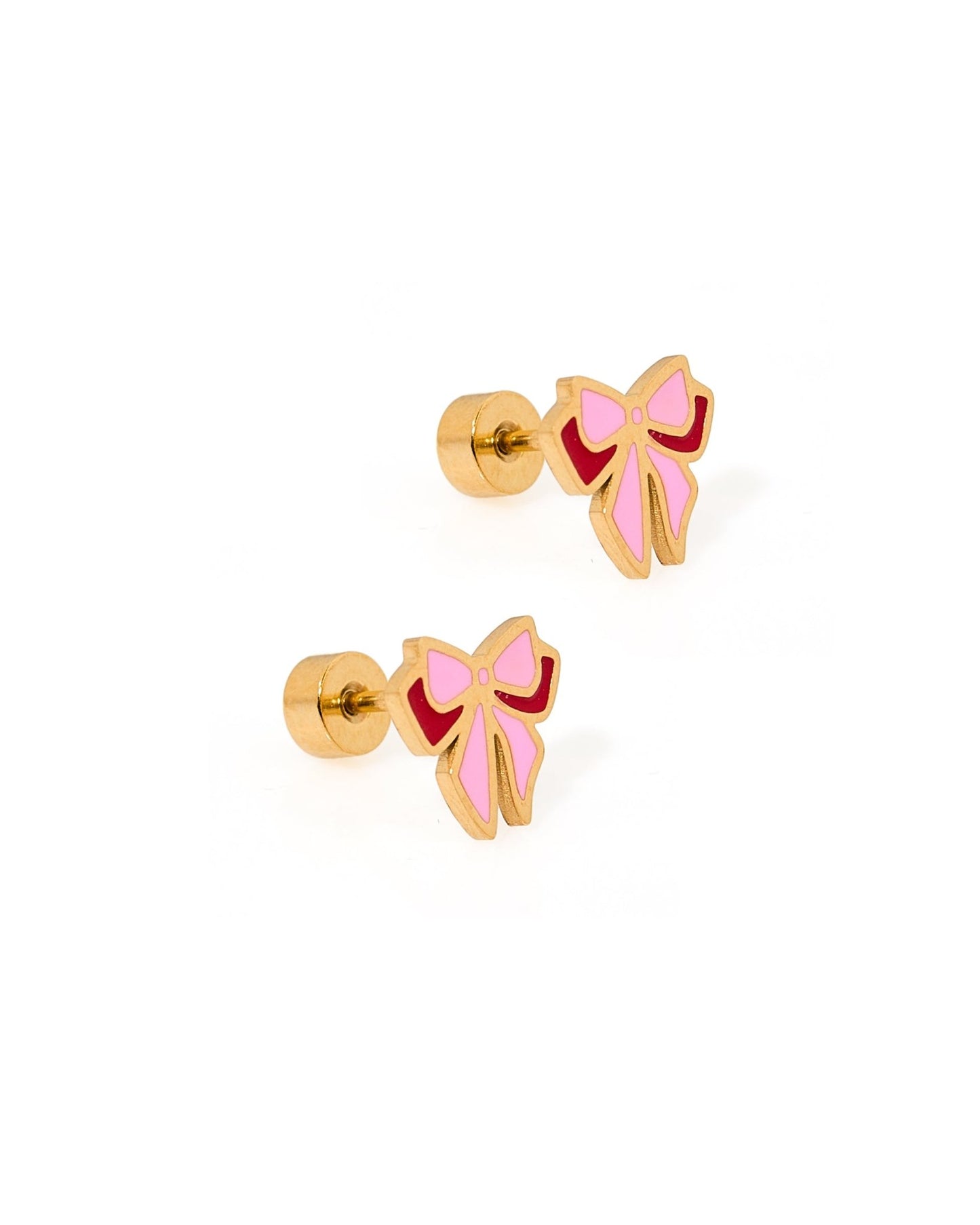 Screwback Stud Earrings - Collins Bow - LINNY CO WholesaleStuds