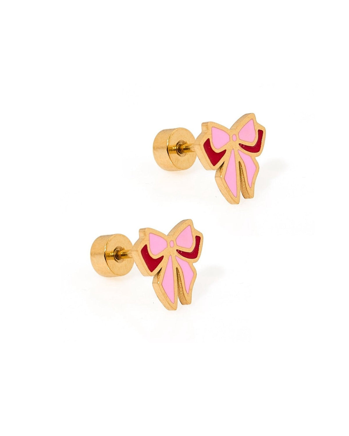 Screwback Stud Earrings - Collins Bow - LINNY CO WholesaleStuds