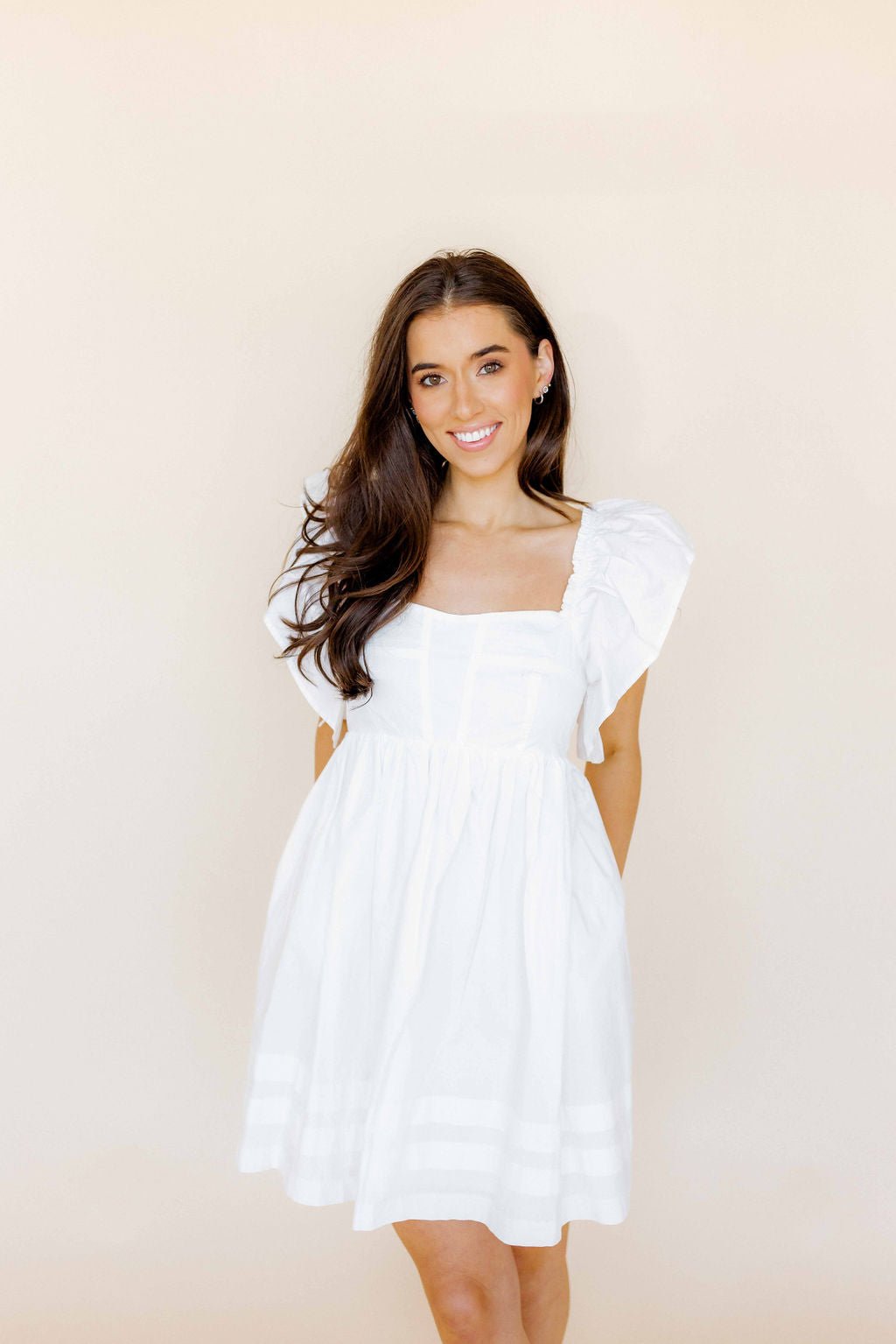 Screwback Stud Earrings - Cooper Clear Gold - LINNY CO WholesaleStuds