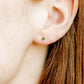 Screwback Stud Earrings - Cooper Emerald Gold - LINNY CO WholesaleStuds