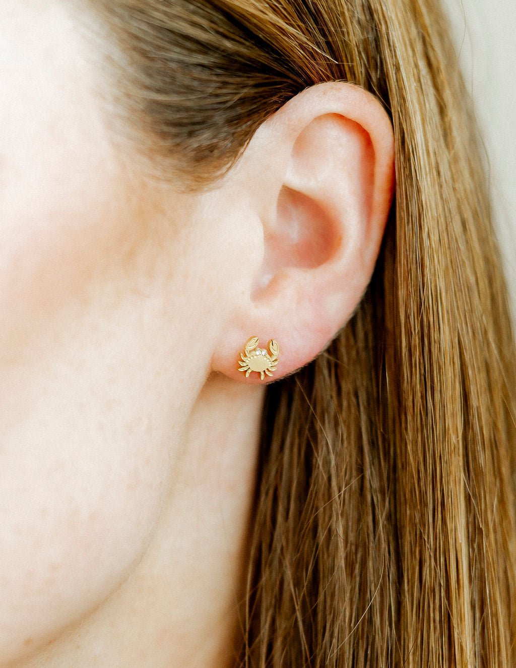 Screwback Stud Earrings - Crab - LINNY CO WholesaleStuds