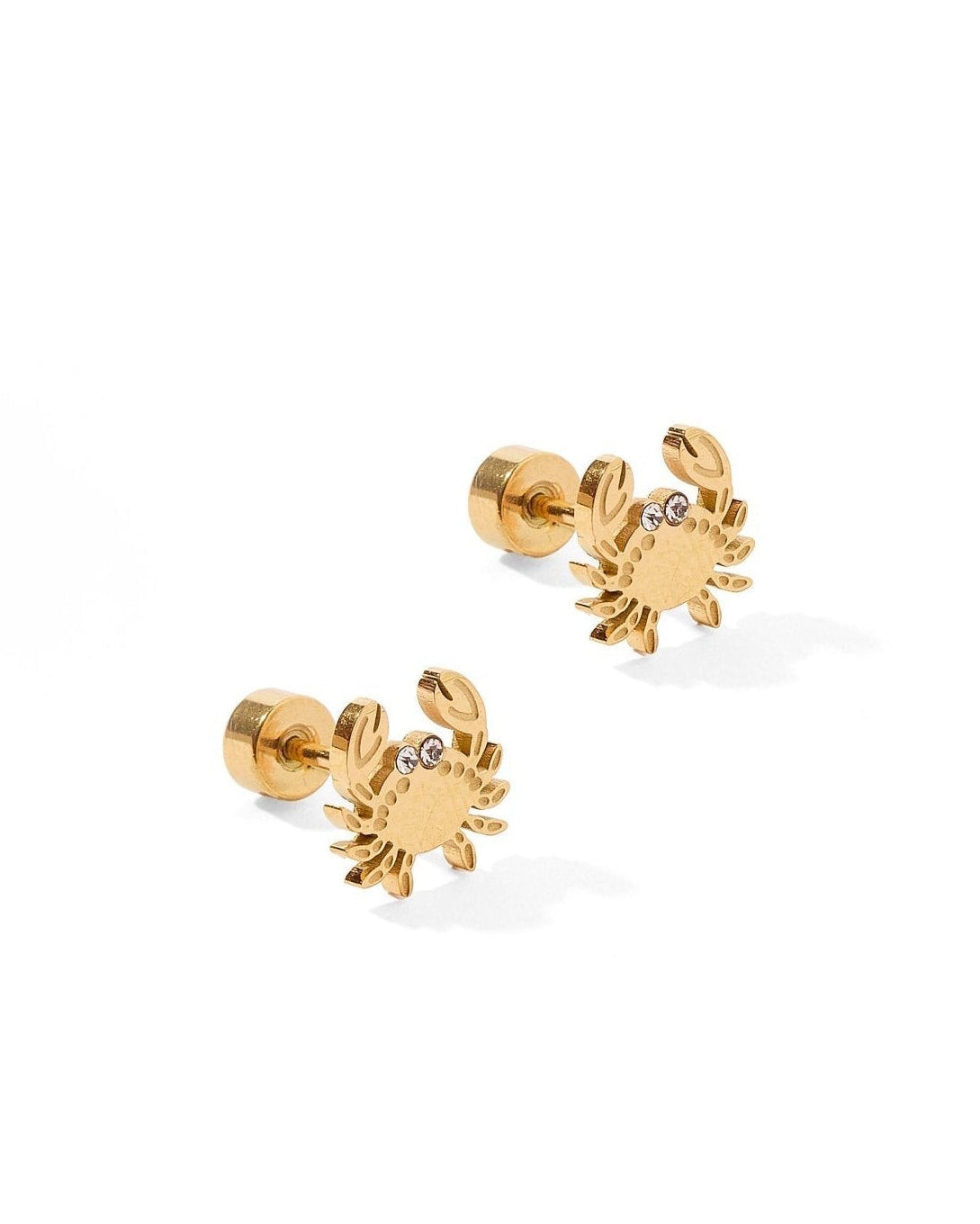 Screwback Stud Earrings - Crab - LINNY CO WholesaleStuds