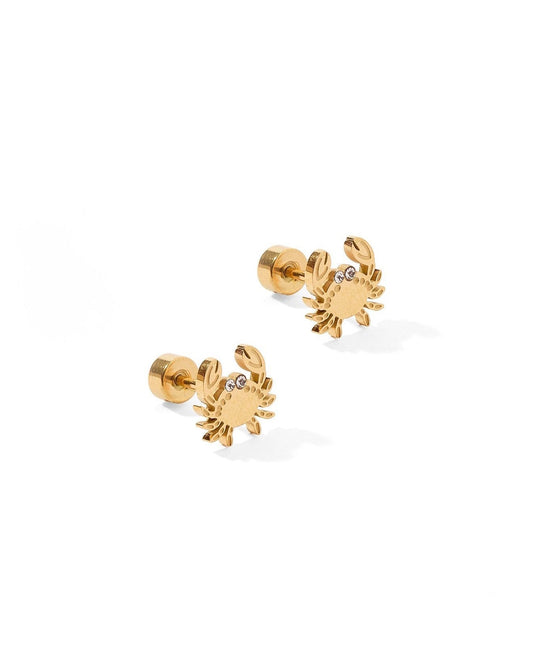 Screwback Stud Earrings - Crab - LINNY CO WholesaleStuds