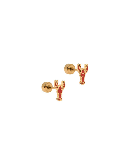 Screwback Stud Earrings - Crawfish - LINNY CO WholesaleStuds