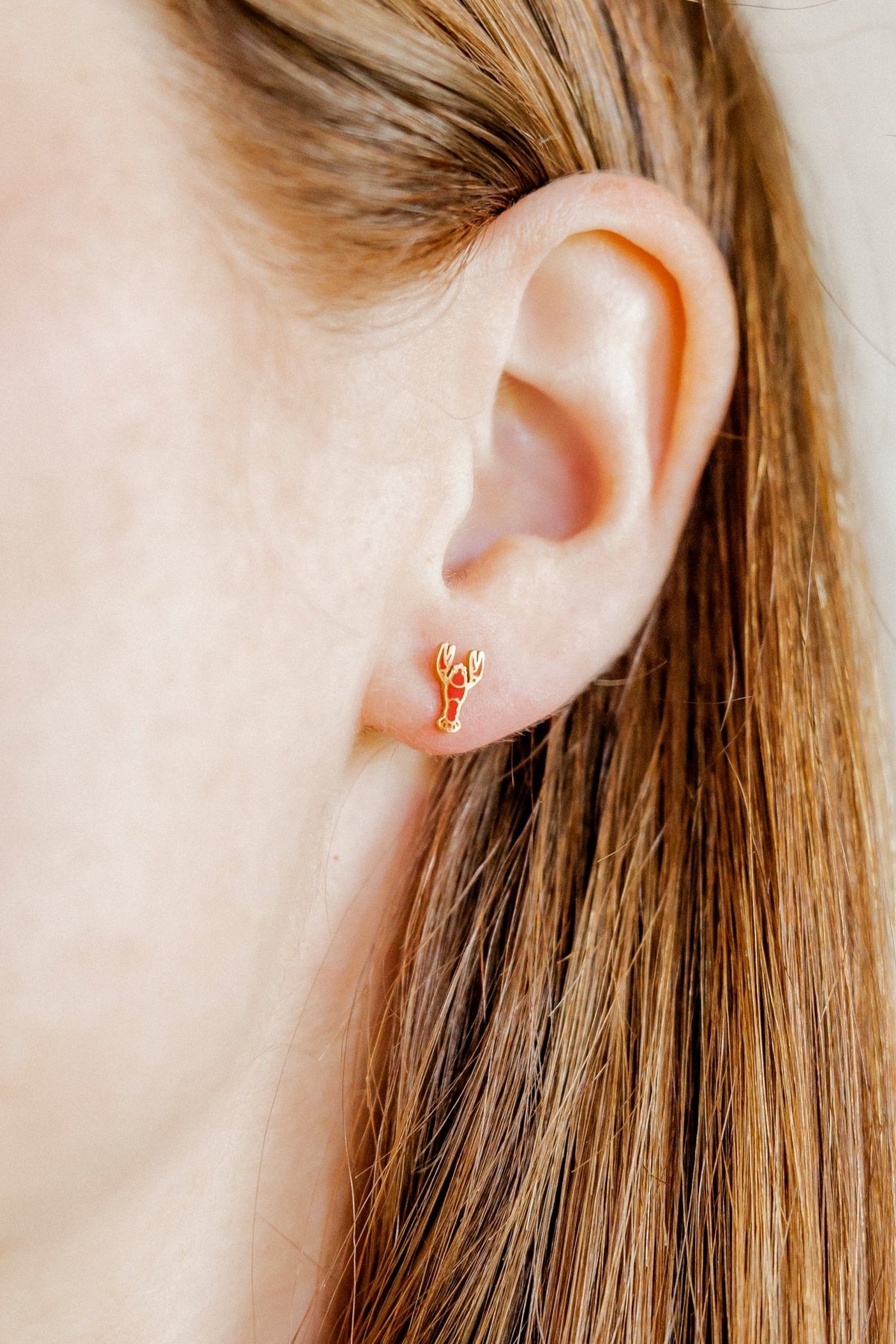 Screwback Stud Earrings - Crawfish - LINNY CO WholesaleStuds