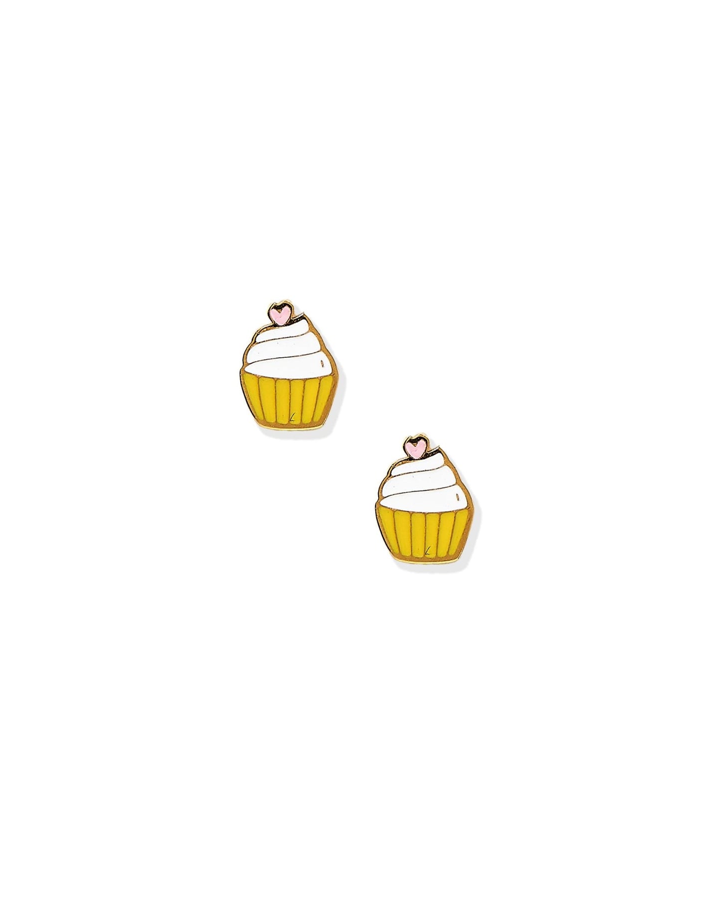 Screwback Stud Earrings - Cupcake - LINNY CO WholesaleStuds
