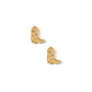 Screwback Stud Earrings - Daisy Cowgirl Boot Gold - LINNY CO WholesaleStuds