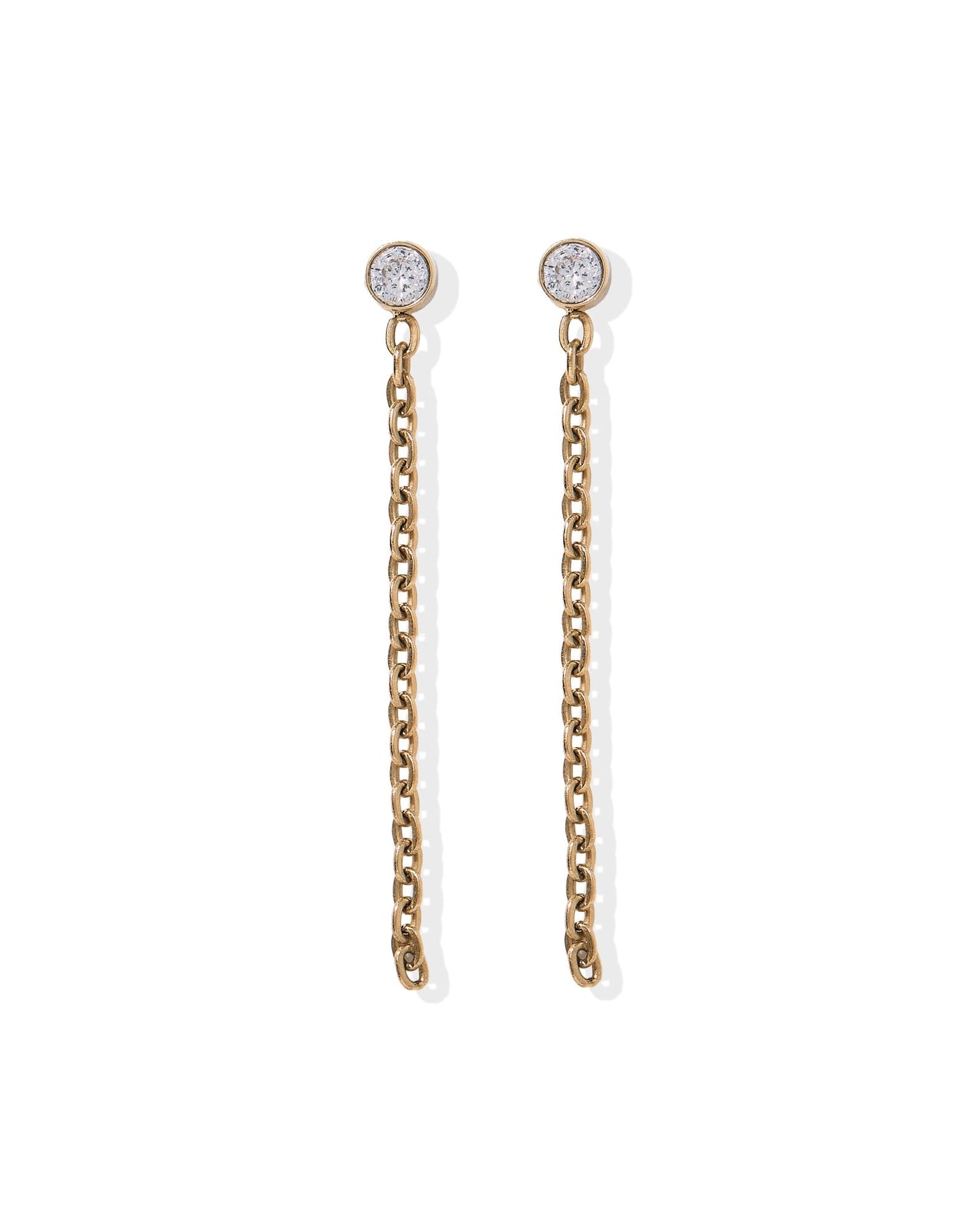 Screwback Stud Earrings - Darby Duster Gold - LINNY CO Wholesale