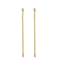 Screwback Stud Earrings - Darby Duster Gold - LINNY CO Wholesale