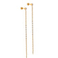Screwback Stud Earrings - Darby Duster Gold - LINNY CO Wholesale
