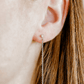 Screwback Stud Earrings - Darby Duster Silver - LINNY CO Wholesale
