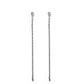 Screwback Stud Earrings - Darby Duster Silver - LINNY CO Wholesale