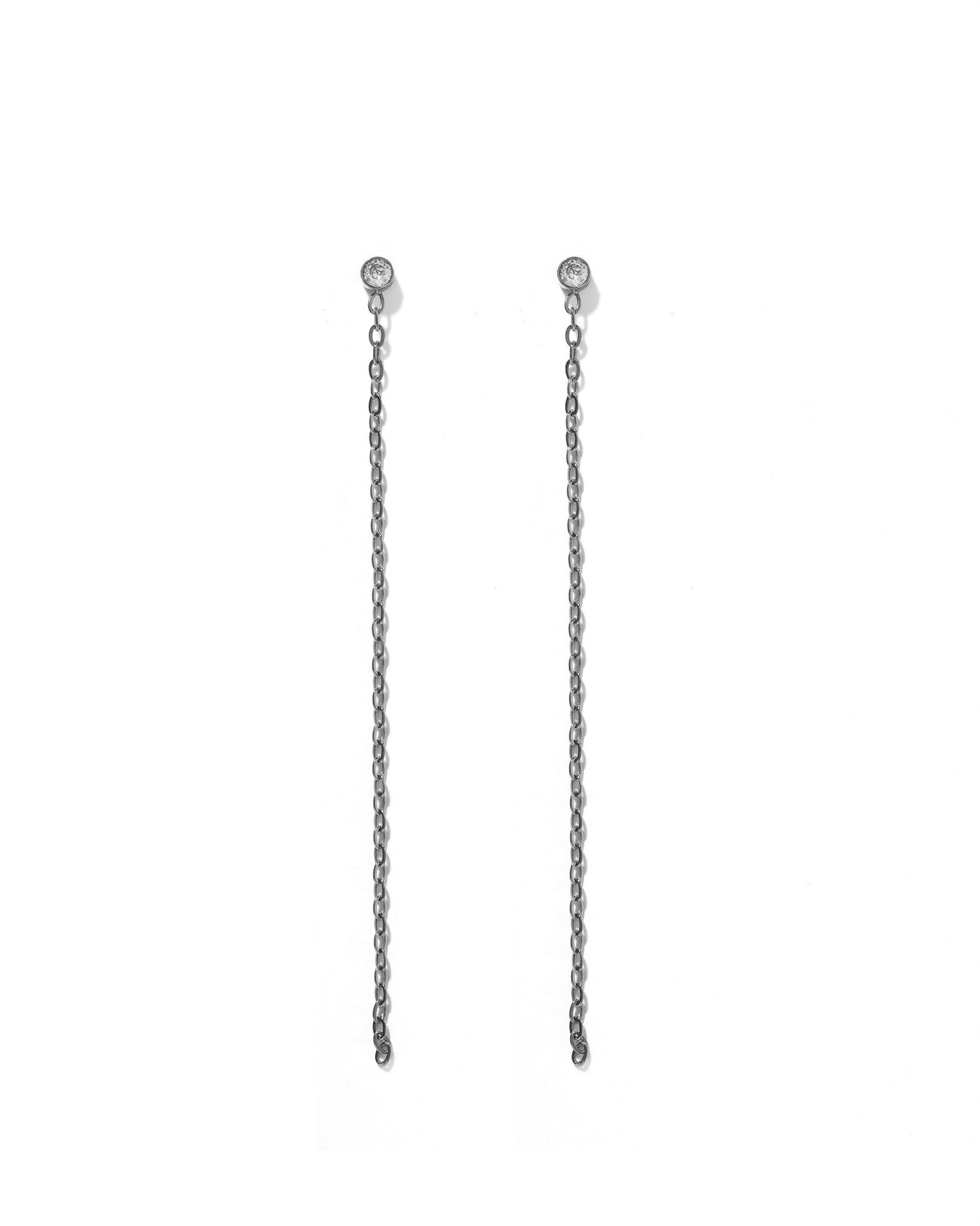 Screwback Stud Earrings - Darby Duster Silver - LINNY CO Wholesale