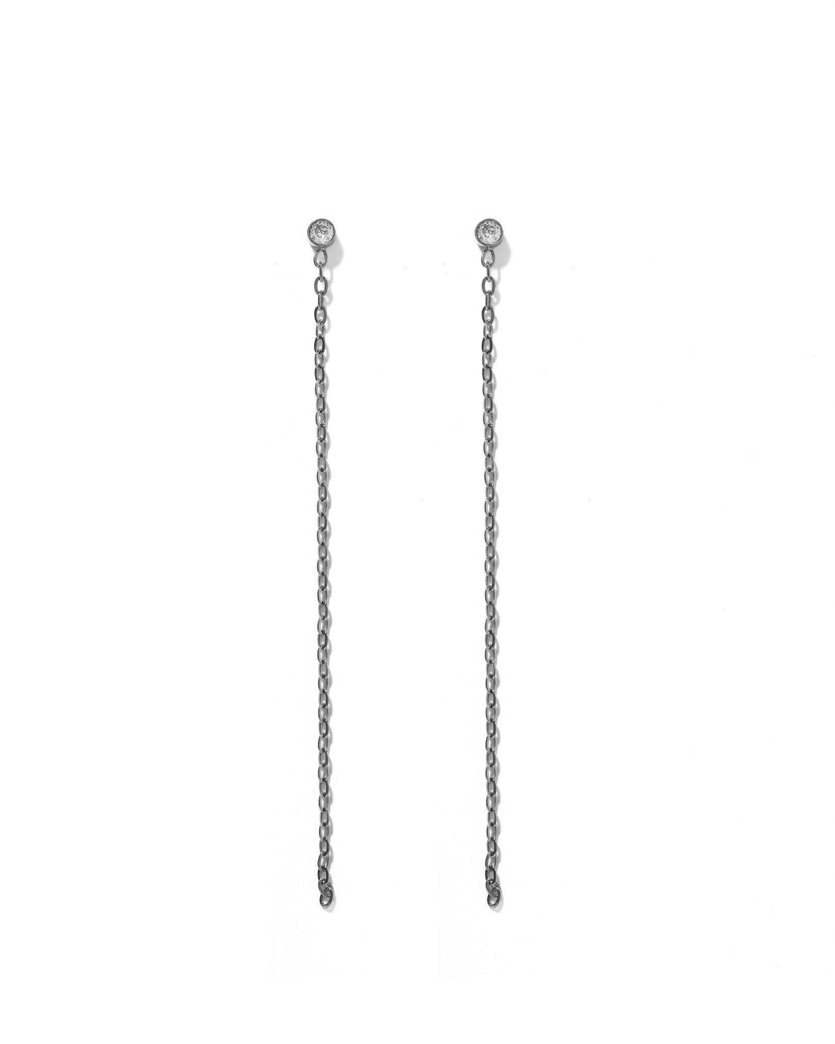 Screwback Stud Earrings - Darby Duster Silver - LINNY CO Wholesale
