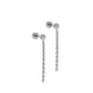 Screwback Stud Earrings - Darby Duster Silver - LINNY CO Wholesale