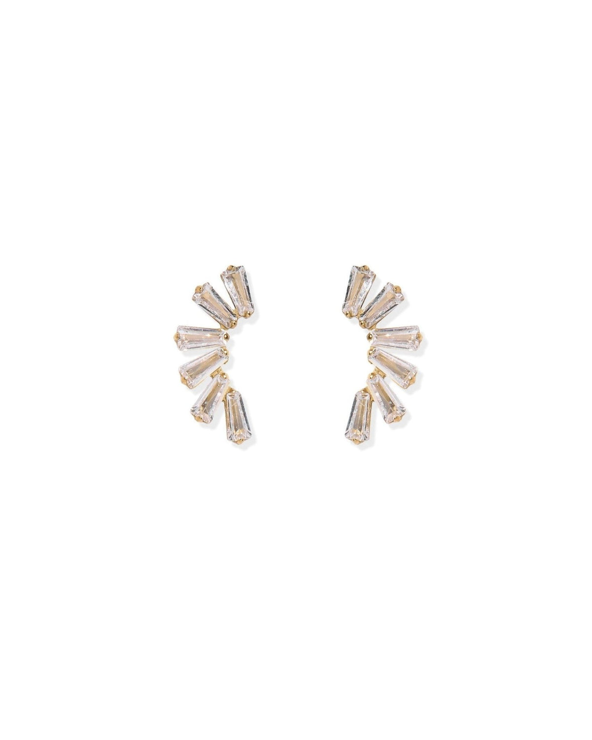 Screwback Stud Earrings - Delaney Gold - LINNY CO Wholesale