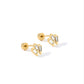 Screwback Stud Earrings - Demi Gold - LINNY CO WholesaleStuds