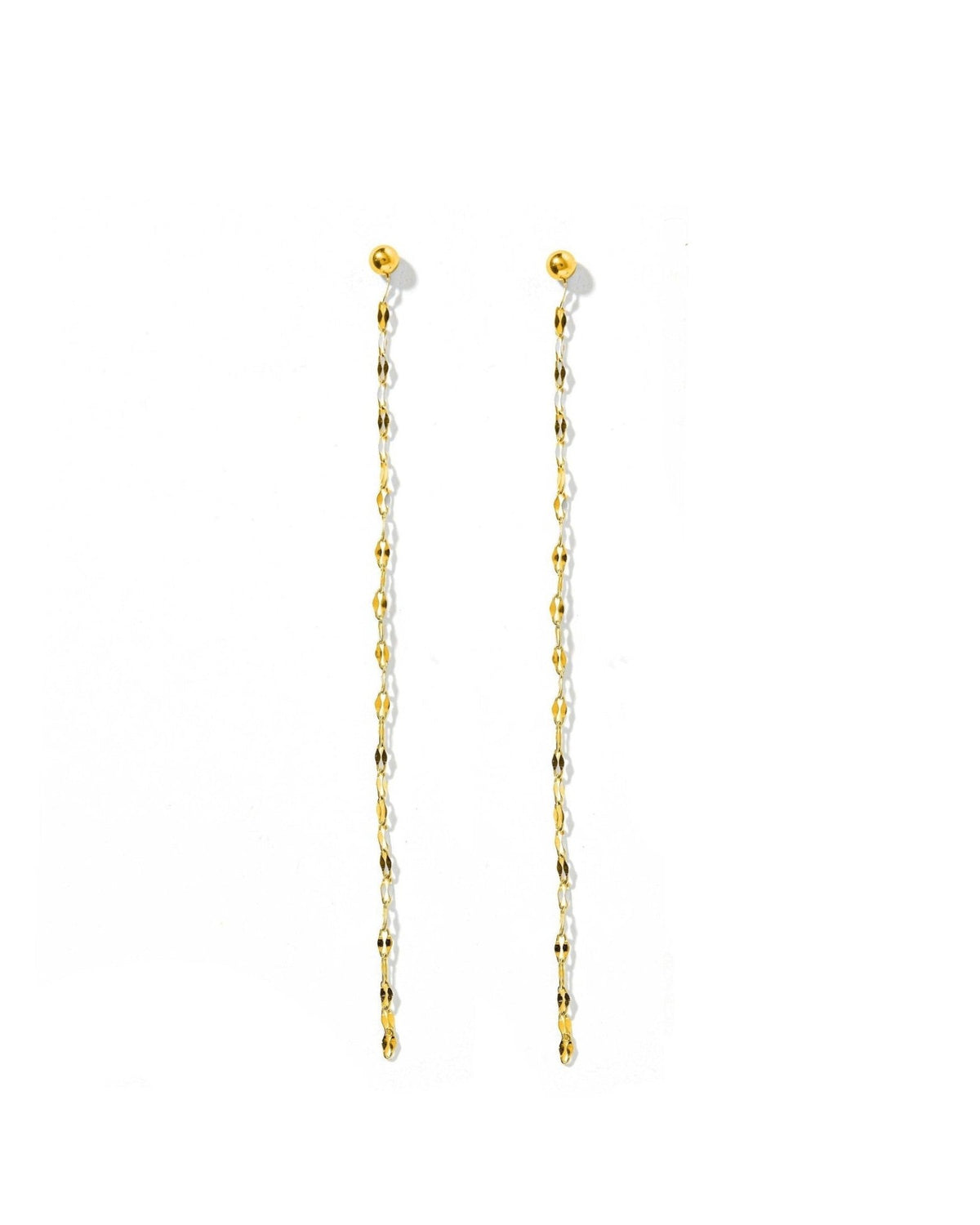 Screwback Stud Earrings - Devin Duster Gold - LINNY CO Wholesale