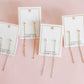 Screwback Stud Earrings - Devin Duster Gold - LINNY CO Wholesale