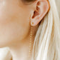 Screwback Stud Earrings - Devin Duster Gold - LINNY CO Wholesale