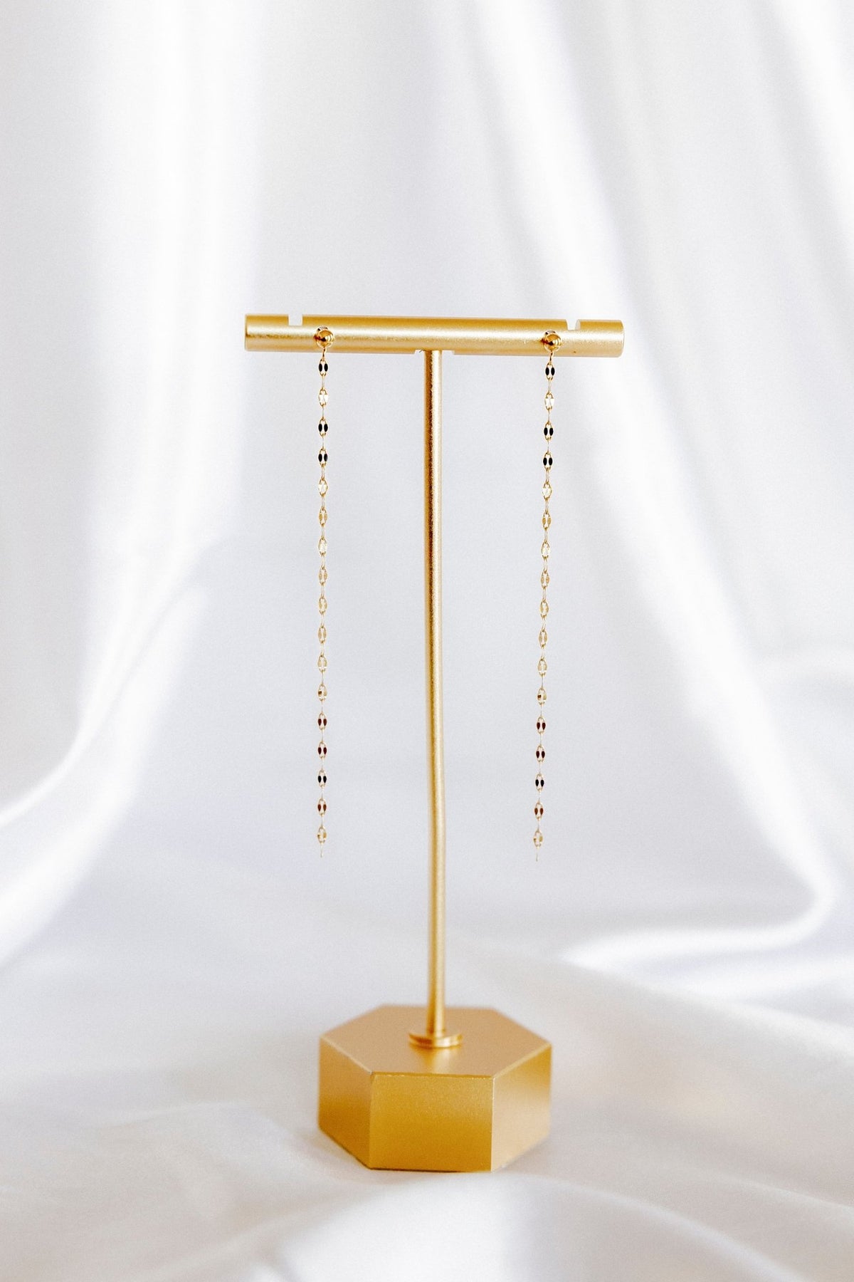 Screwback Stud Earrings - Devin Duster Gold - LINNY CO Wholesale