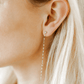 Screwback Stud Earrings - Devin Duster Siver - LINNY CO Wholesale