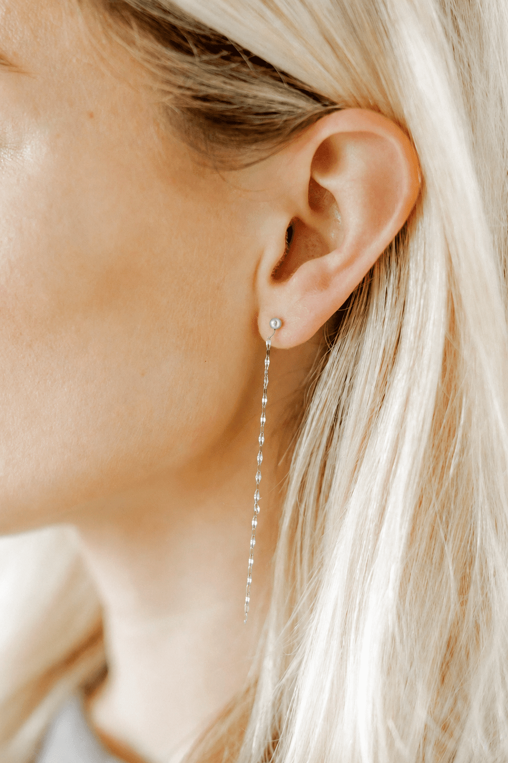 Screwback Stud Earrings - Devin Duster Siver - LINNY CO Wholesale