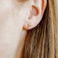 Screwback Stud Earrings - Dolphin Gold - LINNY CO Wholesale