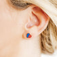 Screwback Stud Earrings - Ellis American Heart - LINNY CO WholesaleStuds