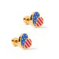 Screwback Stud Earrings - Ellis American Heart - LINNY CO WholesaleStuds
