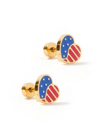 Screwback Stud Earrings - Ellis American Heart - LINNY CO WholesaleStuds