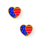 Screwback Stud Earrings - Ellis American Heart - LINNY CO WholesaleStuds
