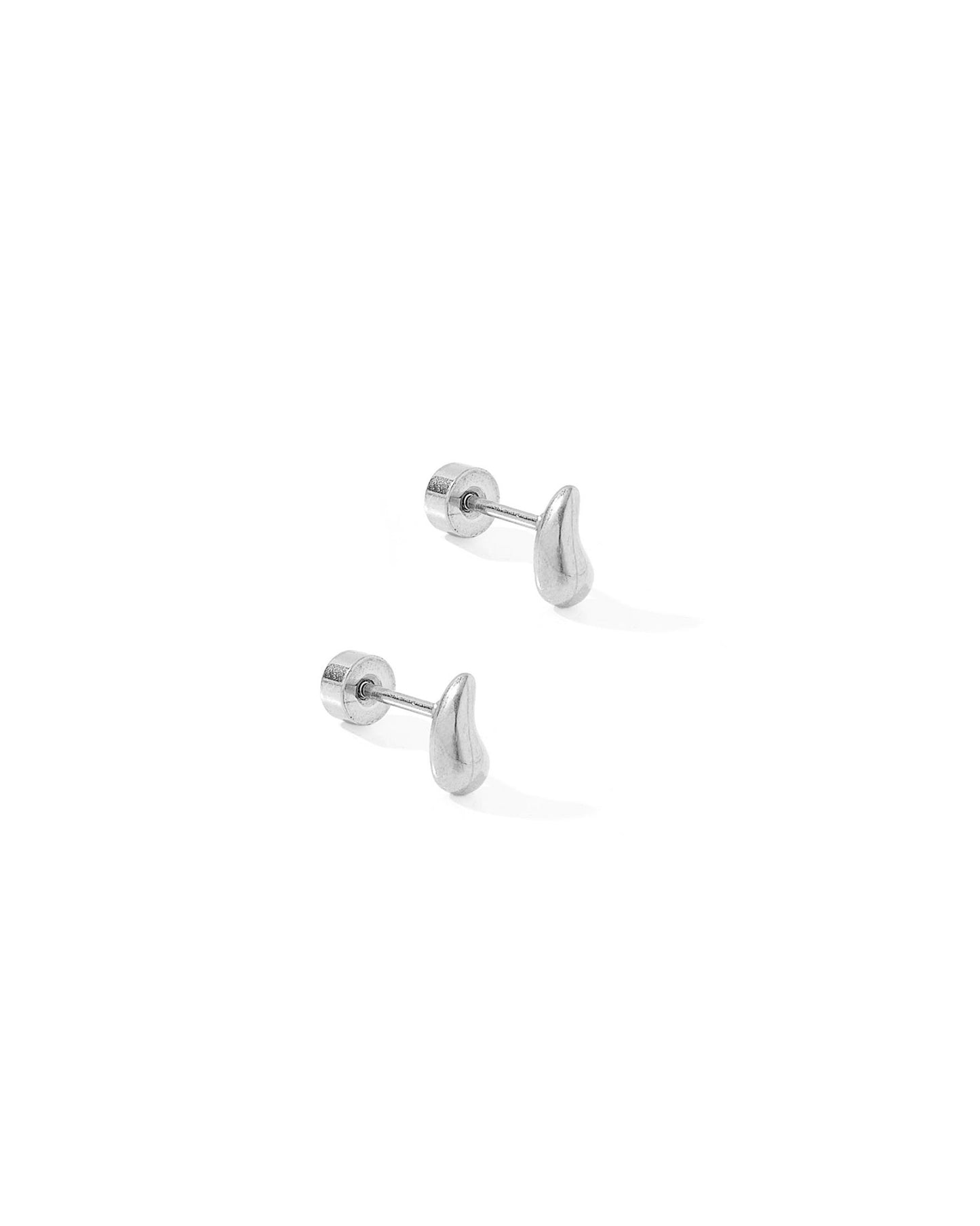Screwback Stud Earrings - Emma Silver - LINNY CO WholesaleStuds