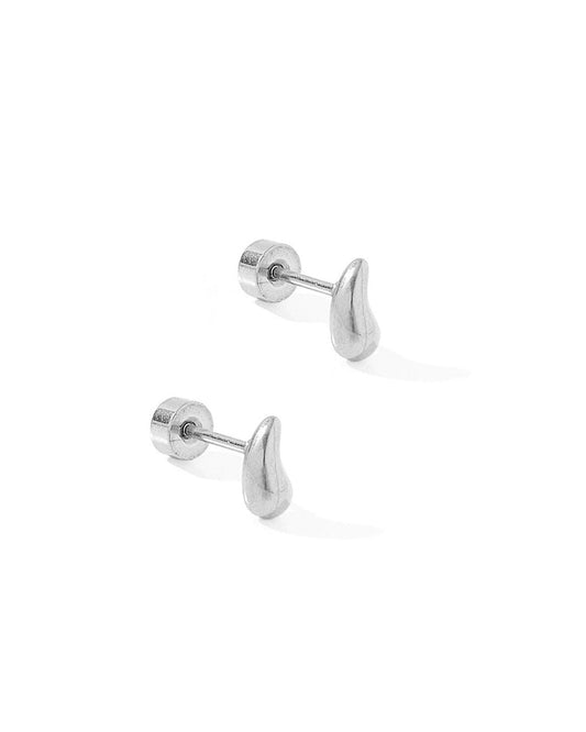 Screwback Stud Earrings - Emma Silver - LINNY CO WholesaleStuds