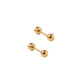 Screwback Stud Earrings - Evelyn Gold - LINNY CO WholesaleStuds
