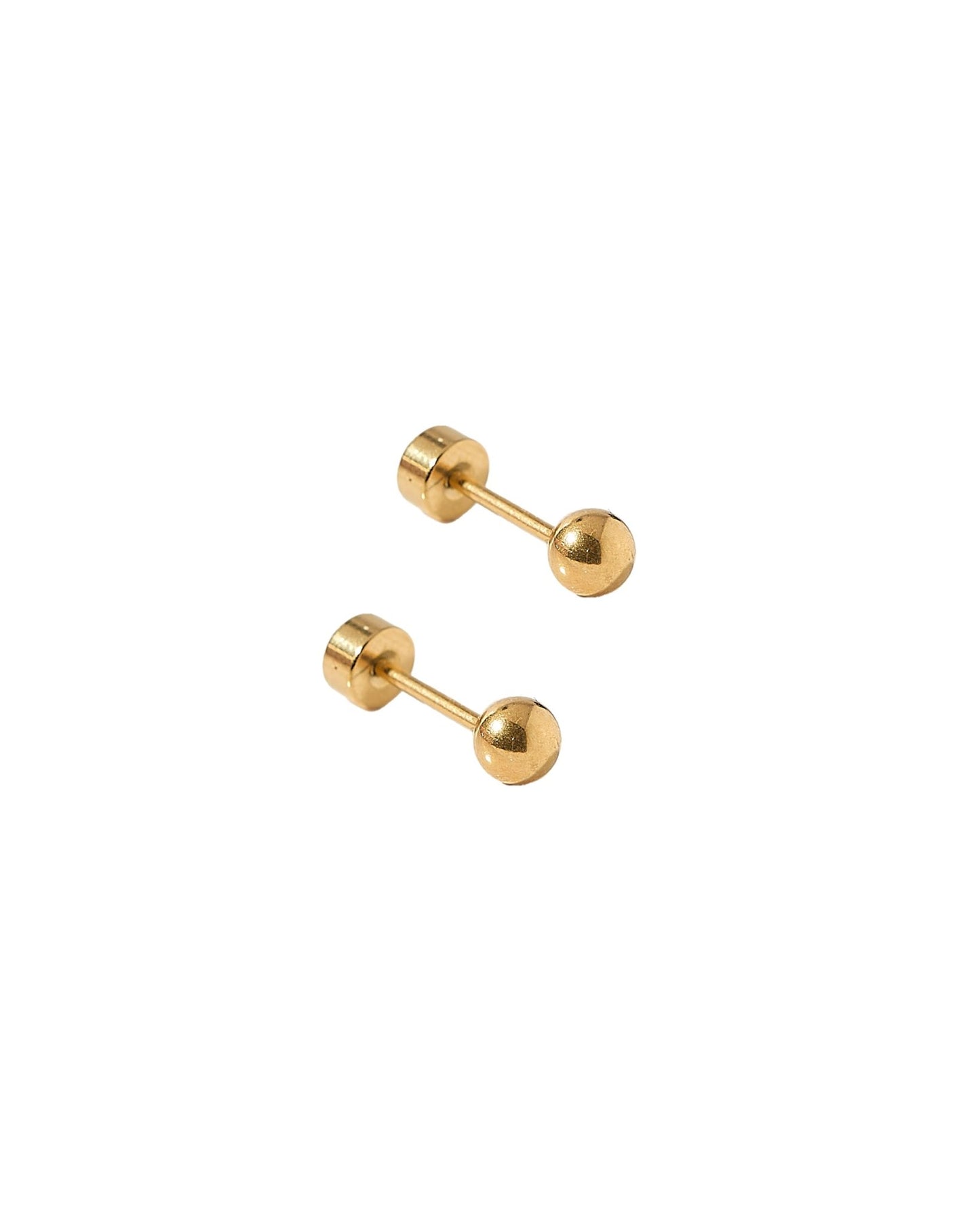 Screwback Stud Earrings - Evelyn Gold - LINNY CO WholesaleStuds