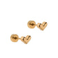 Screwback Stud Earrings - Fable Heart Gold - LINNY CO WholesaleStuds
