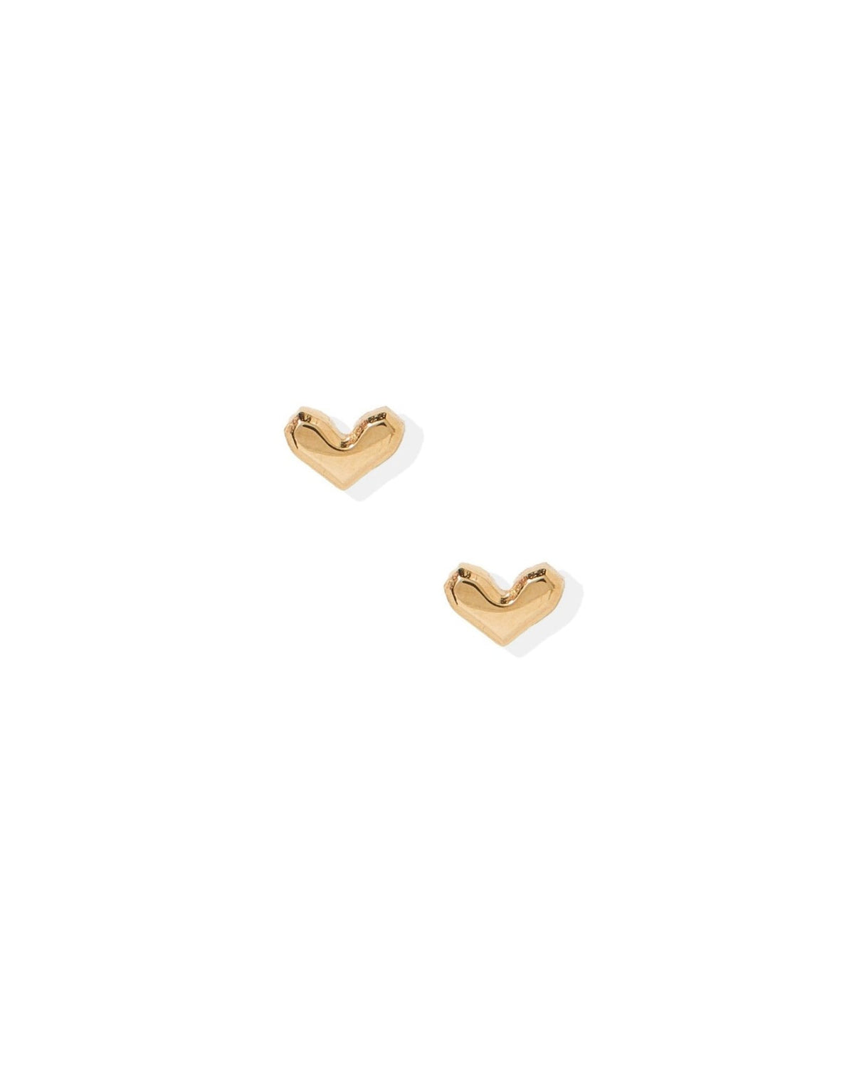 Screwback Stud Earrings - Fable Heart Gold - LINNY CO WholesaleStuds
