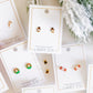 Screwback Stud Earrings - Fancy Snowman - LINNY CO WholesaleStuds