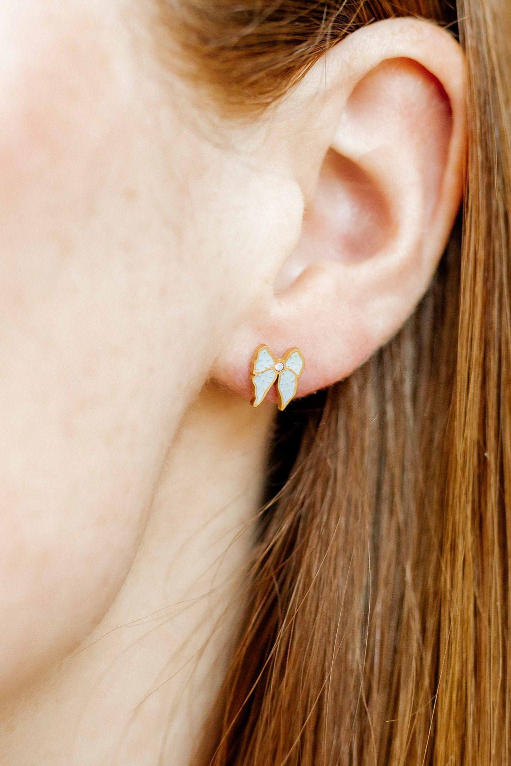 Screwback Stud Earrings - Finley Bow - LINNY CO WholesaleStuds