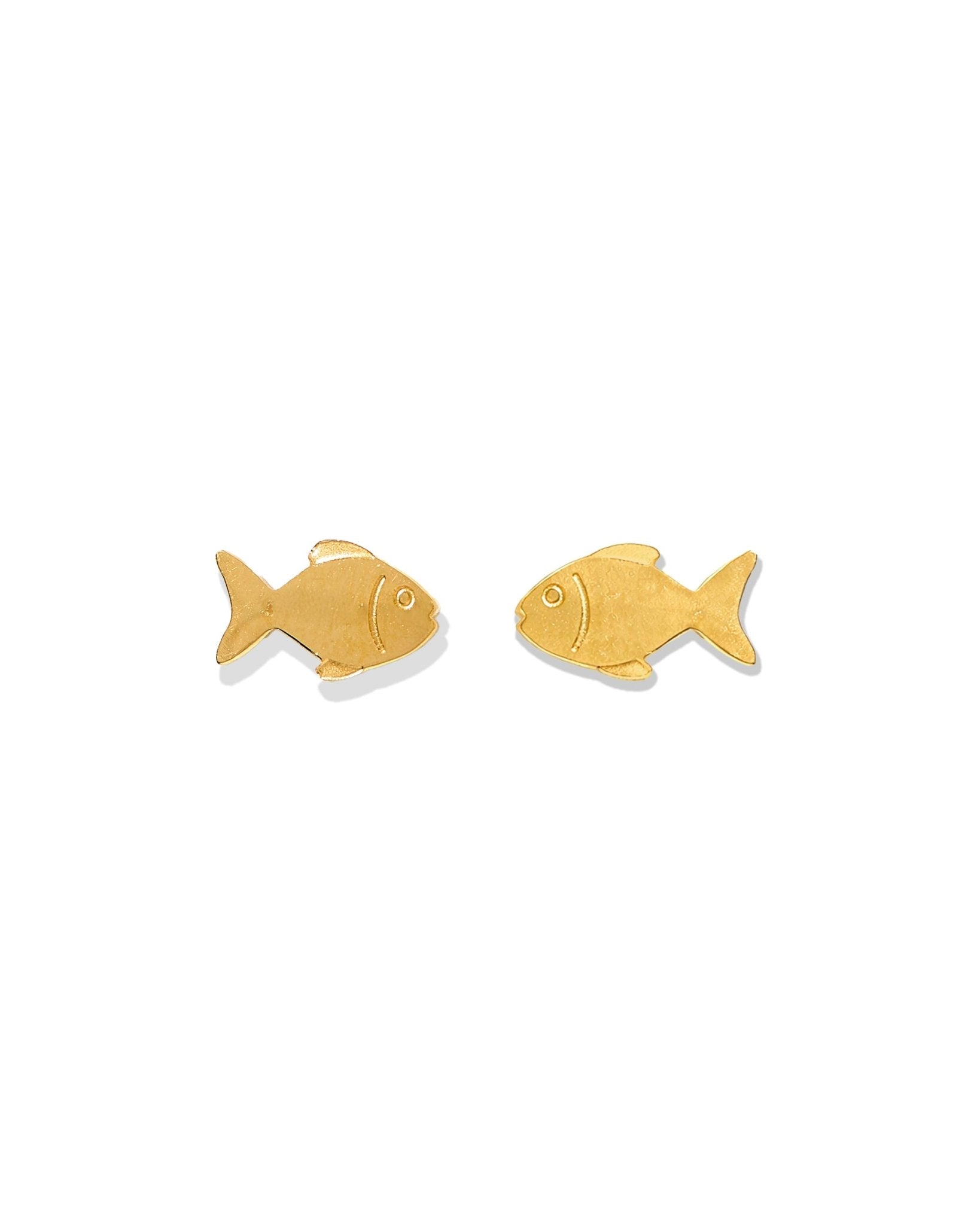 Screwback Stud Earrings - Fish - LINNY CO WholesaleStuds