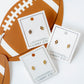 Screwback Stud Earrings - Football - LINNY CO WholesaleStuds