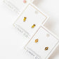 Screwback Stud Earrings - Football - LINNY CO WholesaleStuds
