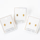 Screwback Stud Earrings - Football - LINNY CO WholesaleStuds