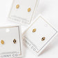Screwback Stud Earrings - Football - LINNY CO WholesaleStuds
