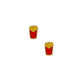 Screwback Stud Earrings - French Fries - LINNY CO WholesaleStuds