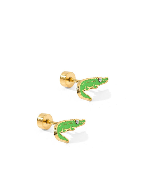 Screwback Stud Earrings - Gator - LINNY CO WholesaleStuds