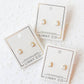 Screwback Stud Earrings - Ghost - LINNY CO WholesaleStuds