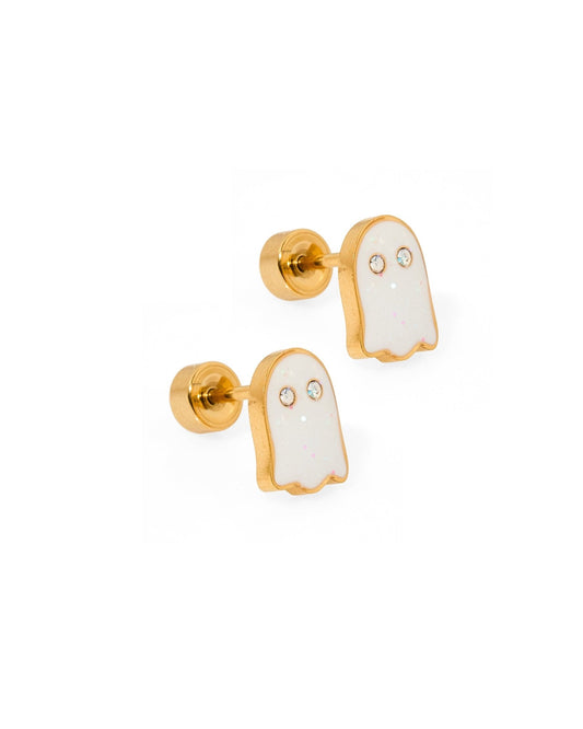 Screwback Stud Earrings - Ghost - LINNY CO WholesaleStuds